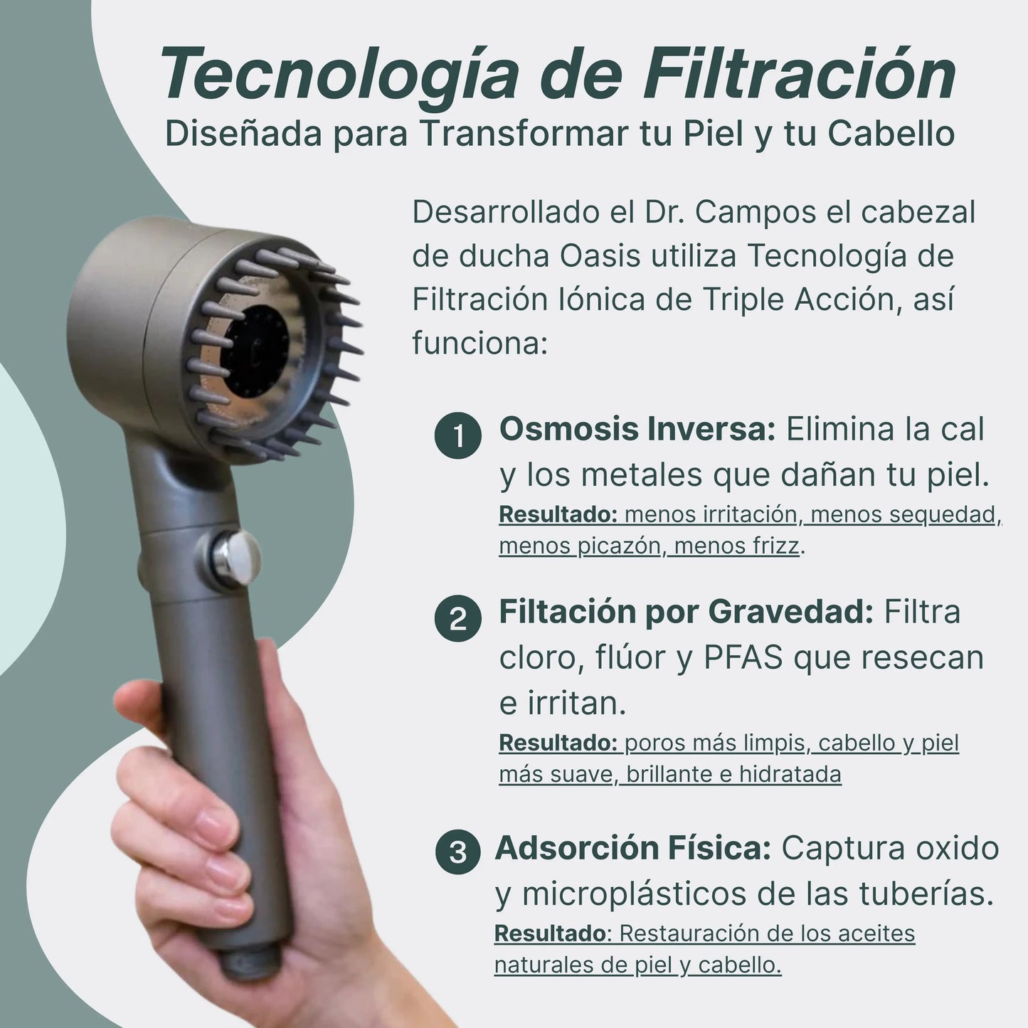 Cabezal Turbo transforma tu ducha en una experiencia de spa