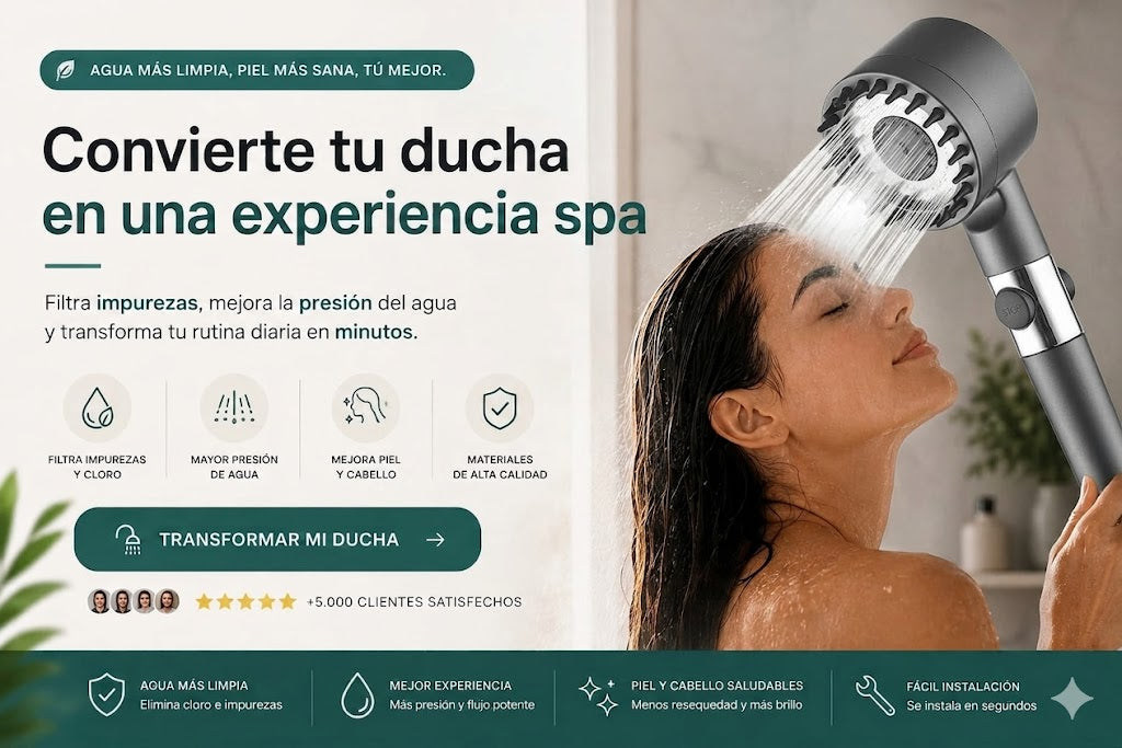 Cabezal Turbo transforma tu ducha en una experiencia de spa